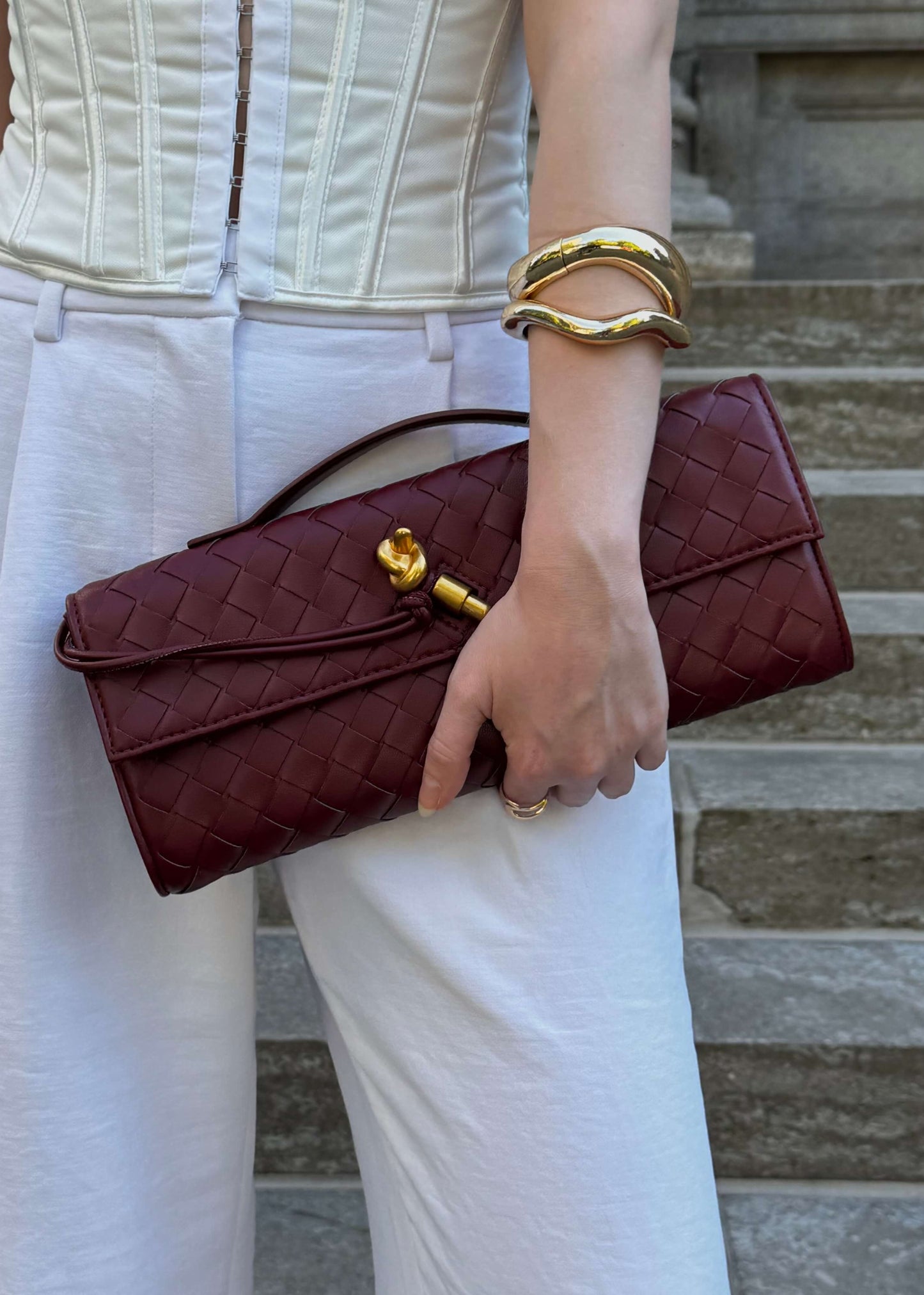 Anna - Woven Clutch