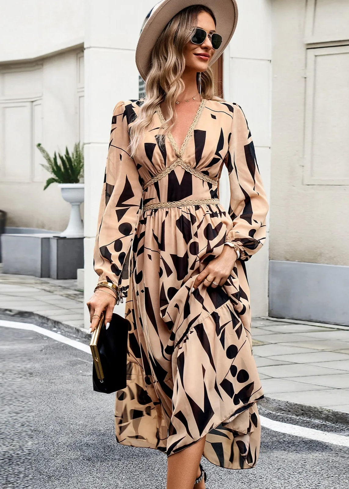 Lara - Flattering Floral Dress