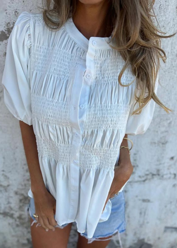 Iva - Chic Ibiza-Style Blouse