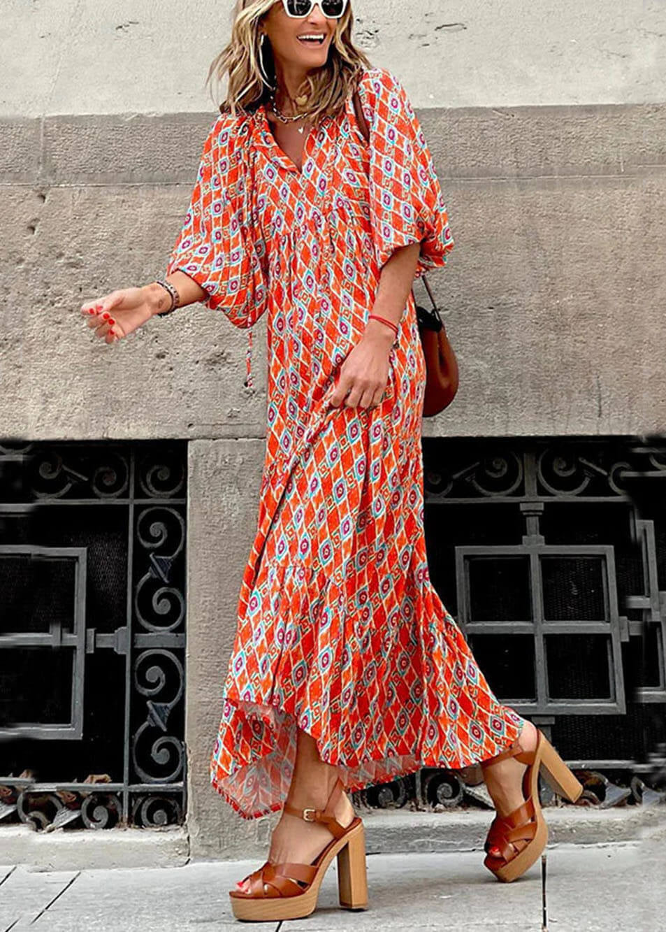 Mandy - Elegant Wide Maxi Dress
