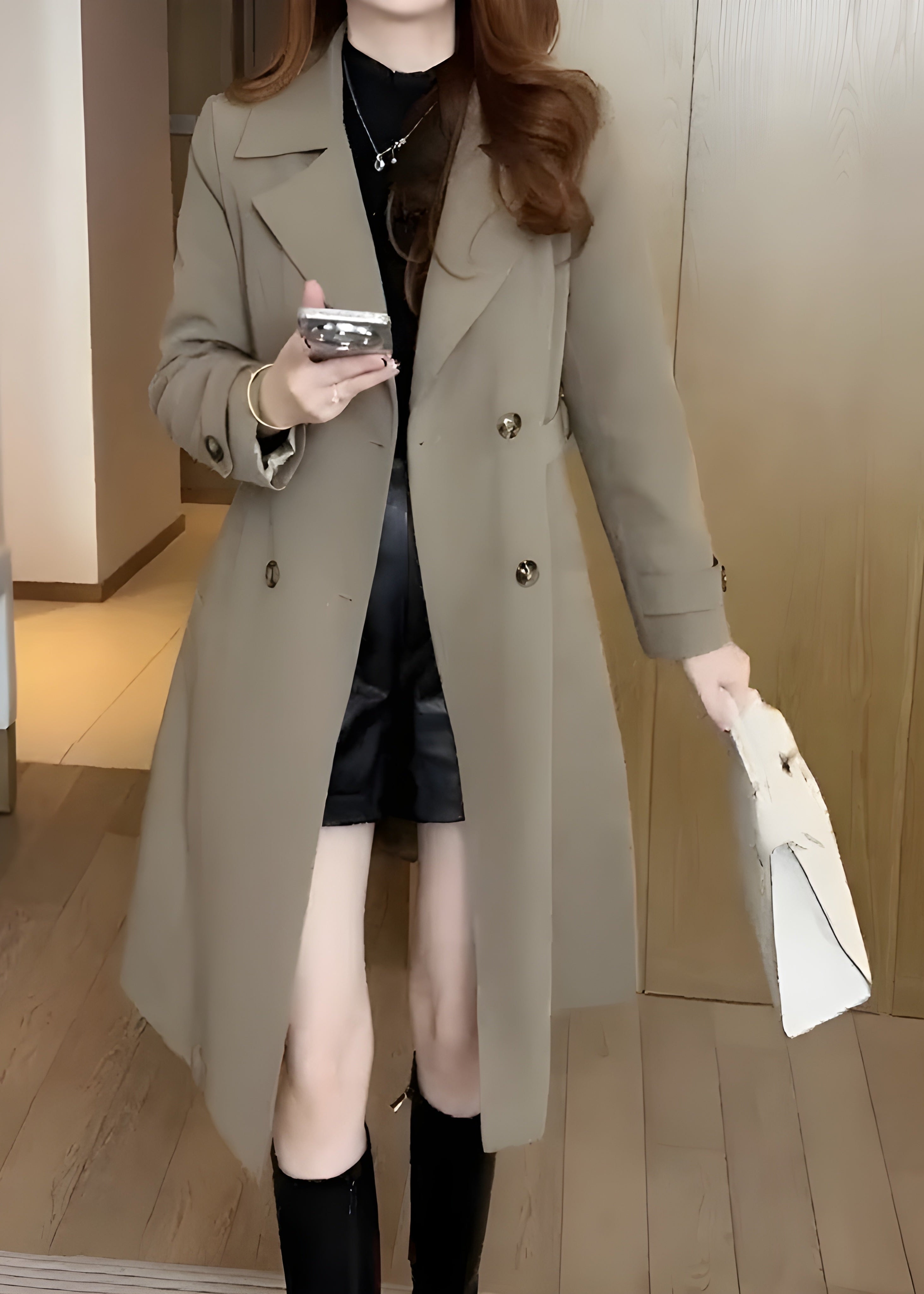 Nadine - Elegant Warmth Trenchcoat