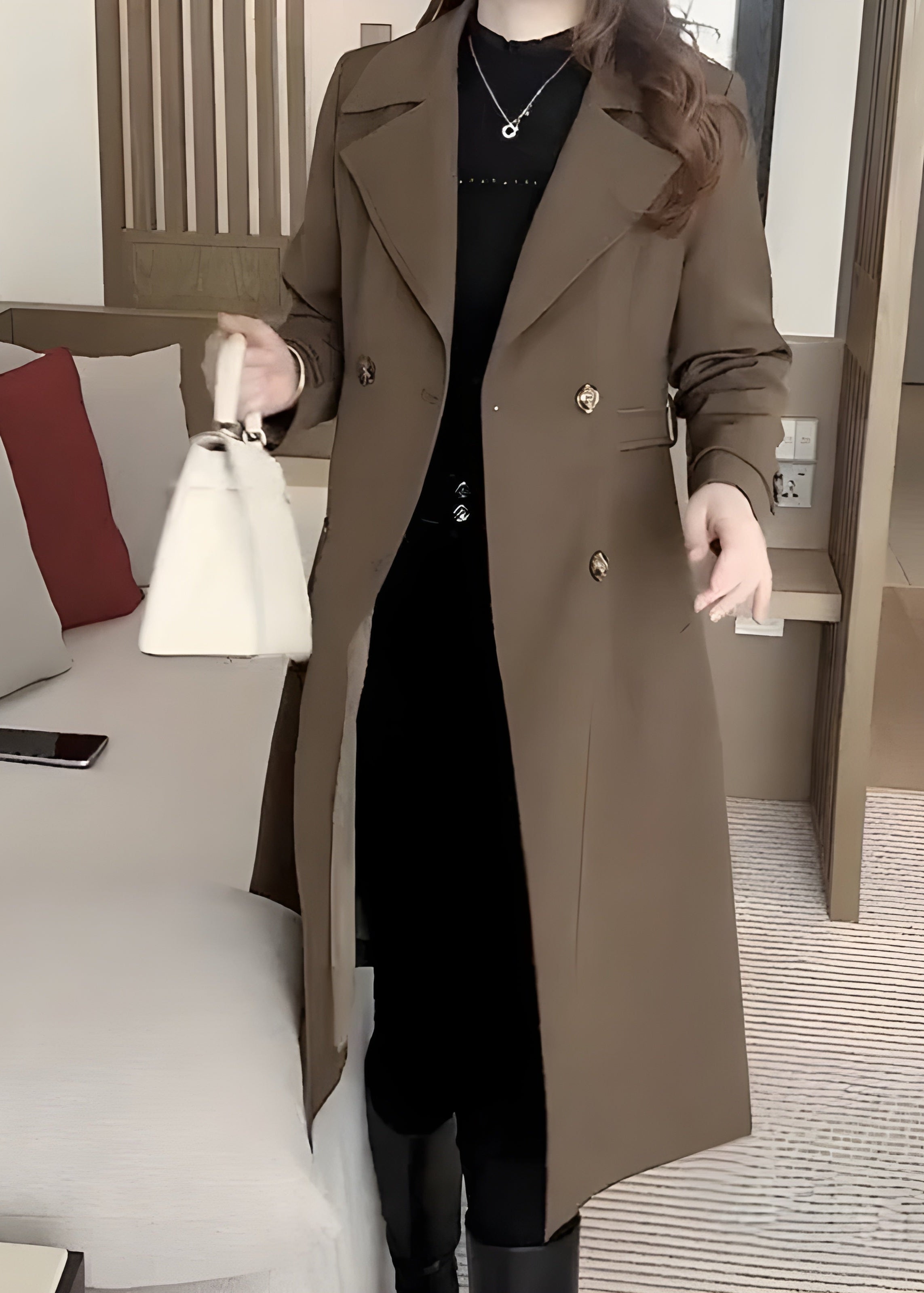 Nadine - Elegant Warmth Trenchcoat