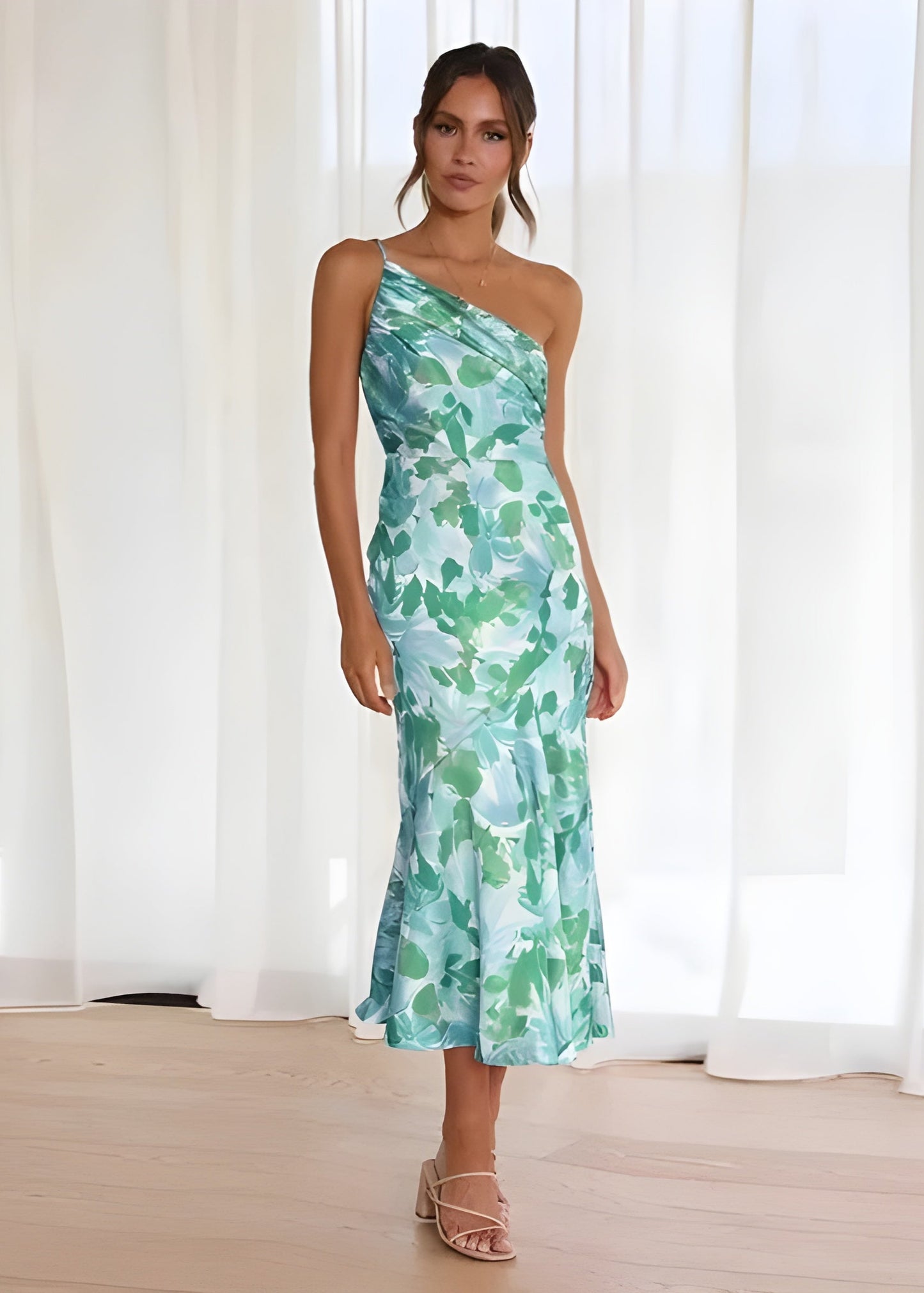 Eveline –  One-Shoulder Summer Dress