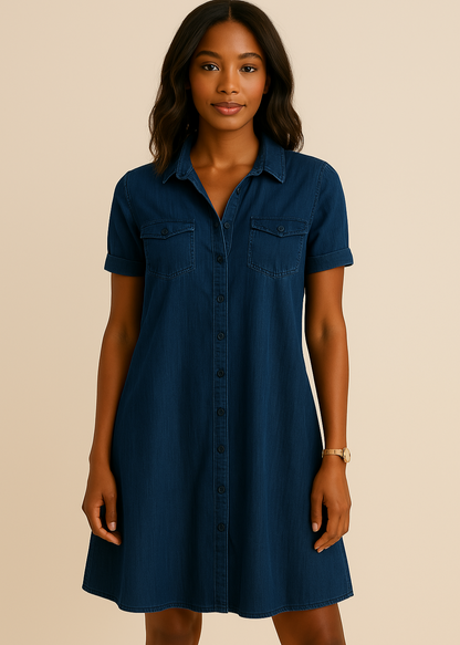 Lisanne -  EasyFit Denim Dress