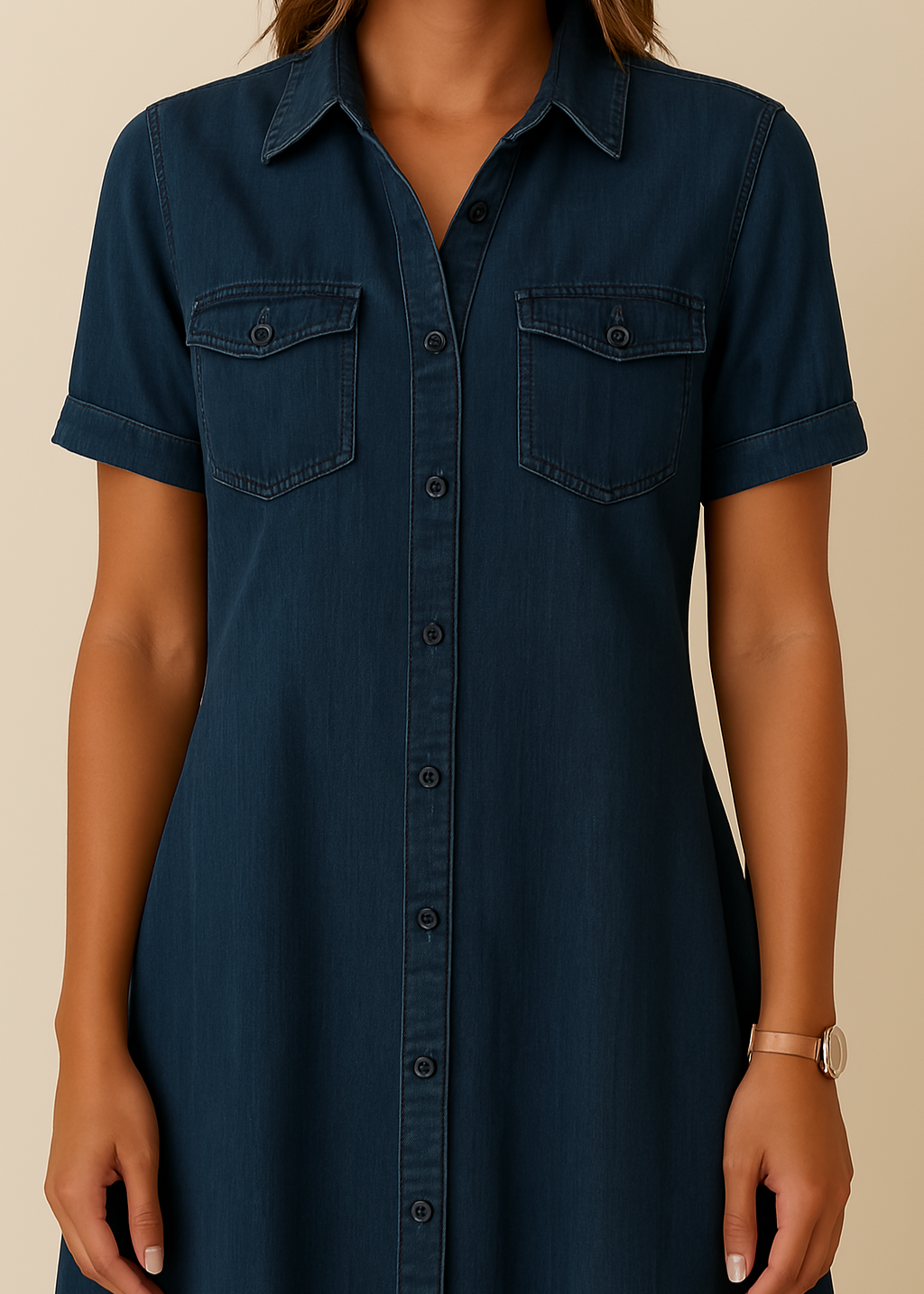 Lisanne -  EasyFit Denim Dress