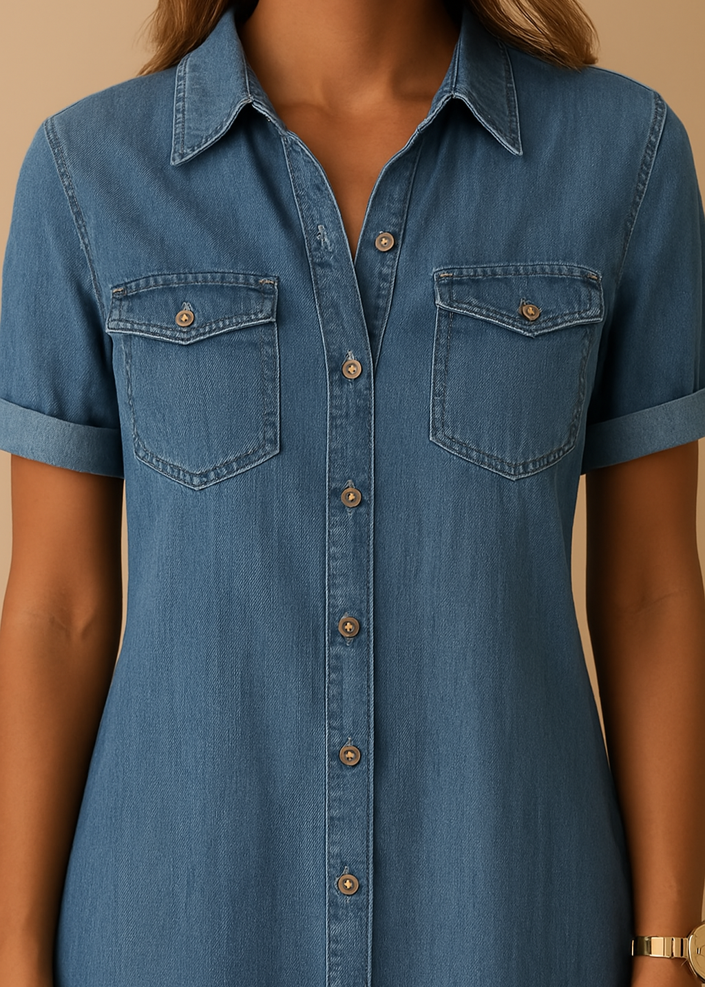 Lisanne -  EasyFit Denim Dress
