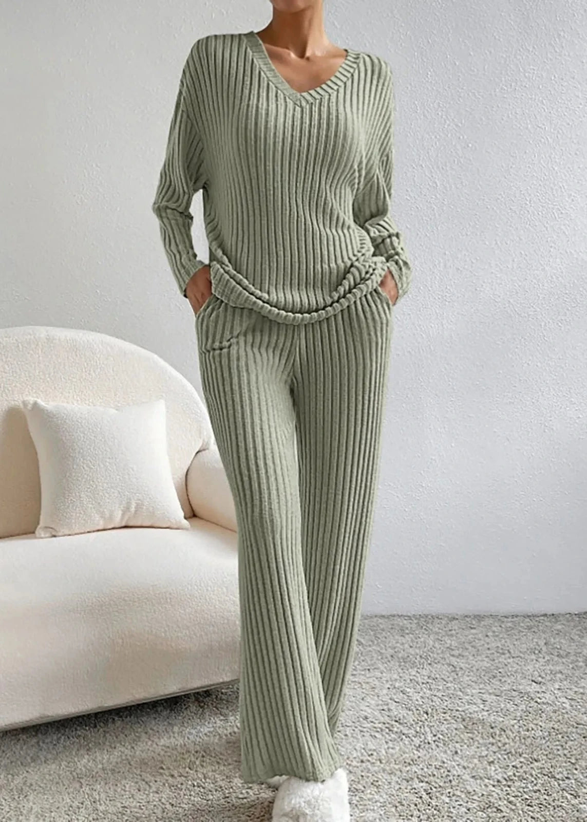 Florence - Ribbed two-piece set