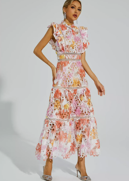 Melody - Hollow Sleeveless Maxi Dress