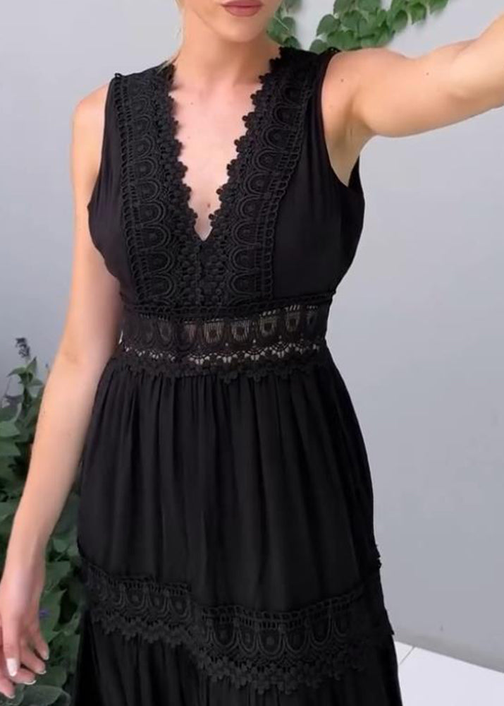 Lynn - Summer Dress With Stylish Lace