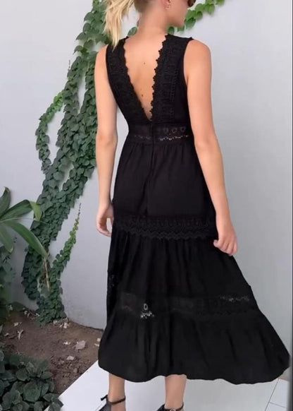 Lynn - Summer Dress With Stylish Lace