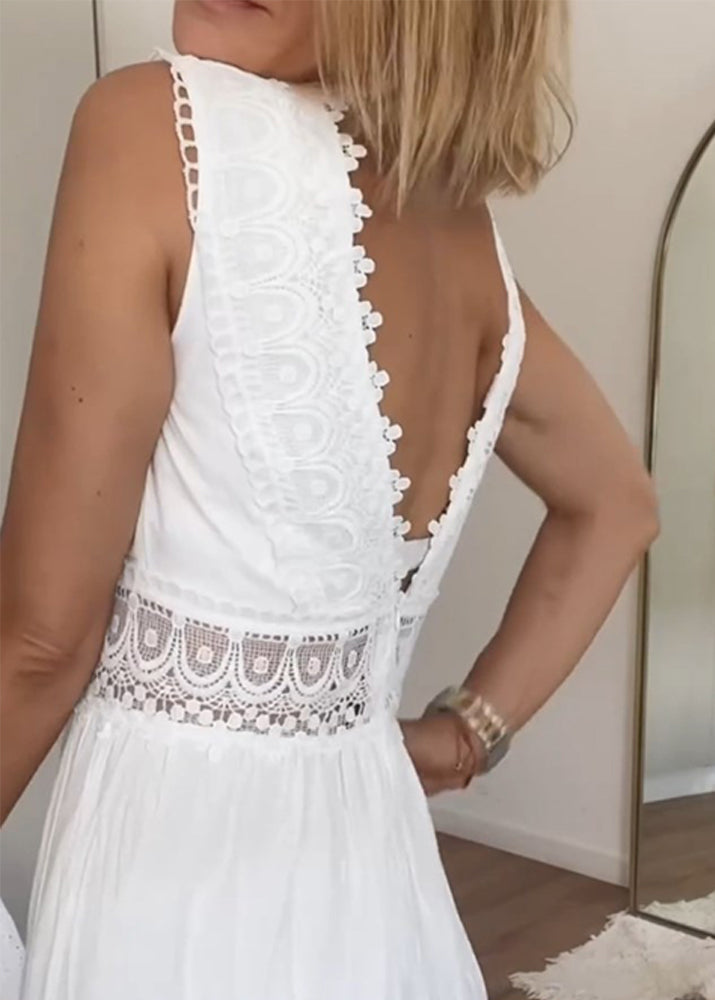 Lynn - Summer Dress With Stylish Lace
