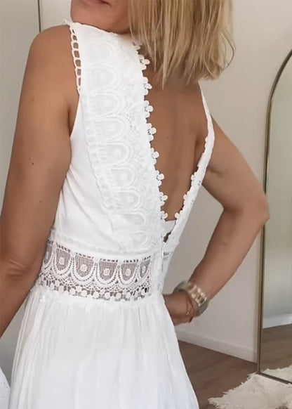 Lynn - Summer Dress With Stylish Lace